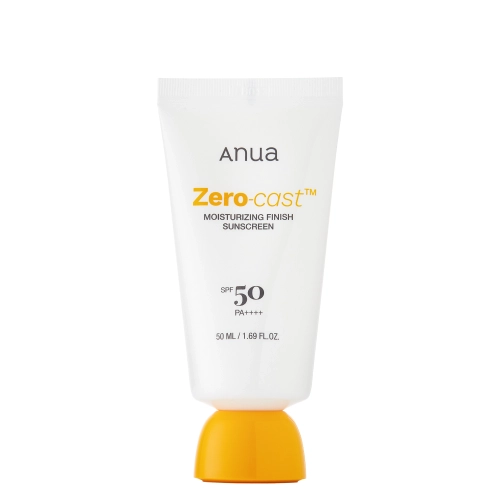 Anua - Zero-Cast Moisturizing Finish Sunscreen SPF50 PA++++ - Hydratační opalovací krém bez efektu bělení - 50 ml