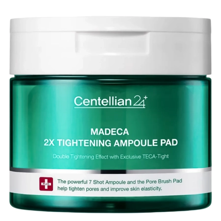 Centellian24 - Madeca Double Tightening Ampoule Pad - Polštářky na obličej se zpevňujícím sérem  - 60 ks