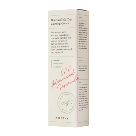Axis-y - Heartleaf My-Type Calming Cream - Lehký gelový krém pro dehydratovanou pleť - 60 ml