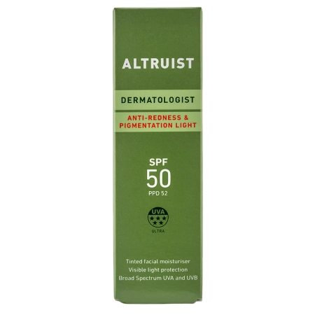 Altruist - Anti-Redness & Pigmentation SPF50 Light - Krém SPF 50 redukující zarudnutí a pigmentové skvrny - 30 ml