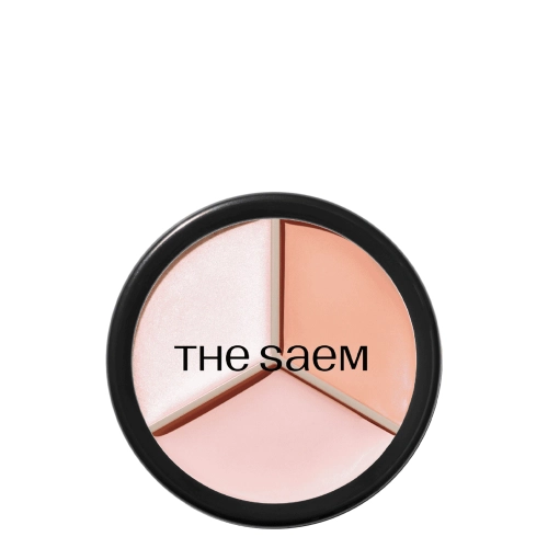 The Saem - Cover Perfection Triple Pot Concealer - Trojitý korektor v paletce - 05 Dark Up Beige - 13,5 g