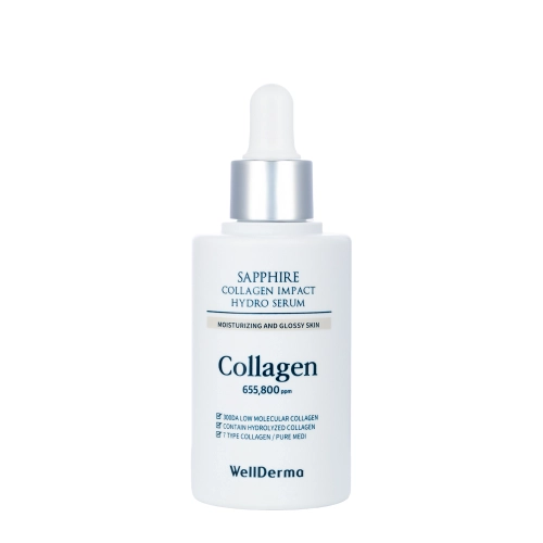 WellDerma - Sapphire Collagen Impact Hydro Serum - Hydratační sérum na obličej - 50 ml
