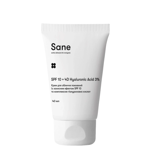 Sane - Nourishing Face Cream SPF10 - Hydratační a výživný krém na obličej s SPF - 40 ml