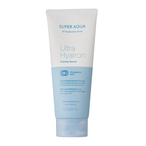Missha - Super Aqua Ultra Hyalron Cleansing Foam - Hydratační čisticí pěna - 200 ml