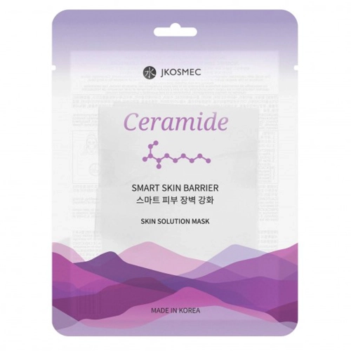 Jkosmec - Skin Solution Ceramide Mask - Ceramidová pleťová maska v plátýnku - 1ks/25ml