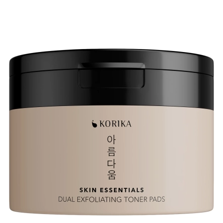 KORIKA - Skin Essentials Dual Exfoliating Toner Pads - Exfoliační tonizační tamponky na obličej - 20 ks