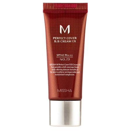 Missha - M Perfect Cover BB Cream SPF42/PA+++ - No.23 Natural Beige - Krycí BB krém s UV filtrem - 20 ml