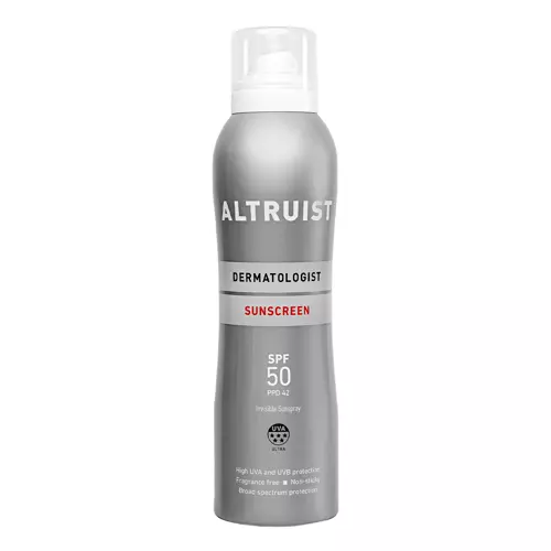 Altruist - Invisible Sunspray SPF50 - Voděodolný ochranný sprej - 200 ml