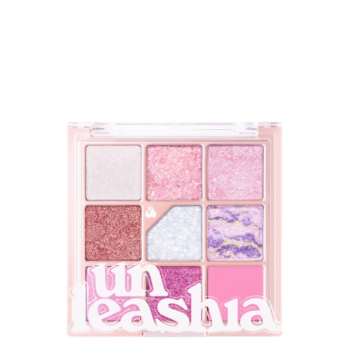 Unleashia - Glitterpedia Eye Palette - Paleta veganských očních stínů - 9 All of Pink Glitter - 6,6 g