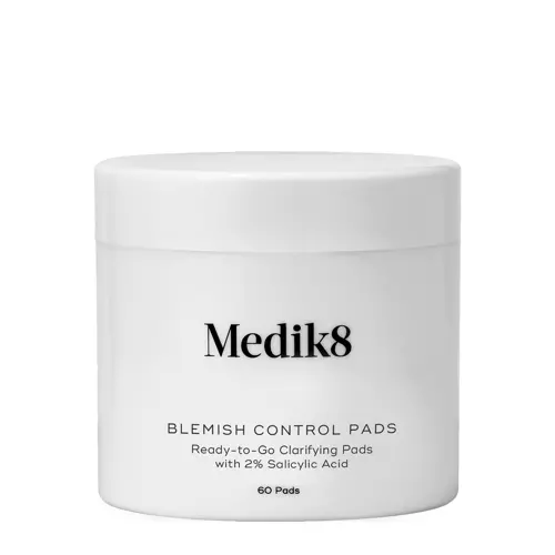 Medik8 - Blemish Control Pads - Ready-to-Go Clarifying Pads - Bezalkoholové exfoliační vatové tampóny pro zanesenou pleť - 60 ks