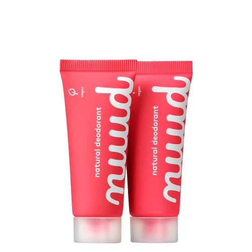 Nuud - Smarter Pack Red - Sada přírodních krémových deodorantů - 2x20 ml
