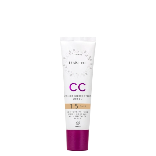 Lumene - CC Color Correcting Cream SPF 20 - Korečkní make-up CC - 1,5 Fair - 30ml