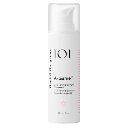 Geek & Gorgeous - A-Game 10 - Sérum s Retinalem 0,1 % - 30 ml