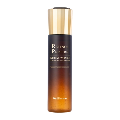 WellDerma - Retinol Peptide Lifting Restore Essence Toner - Zpevňující Tonikum- Pleťová esence - 150 ml