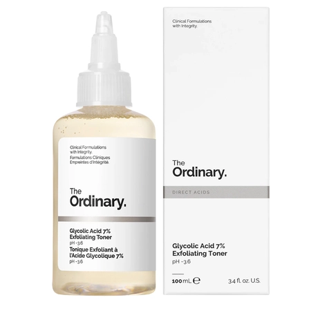 The Ordinary - Glycolic Acid 7% Exfoliating Toner - Exfoliační tonikum se 7% kyselinou glykolovou - 100 ml