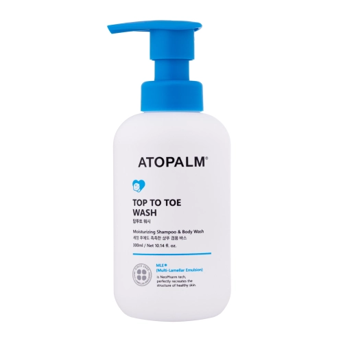 Atopalm - Top to Toe Wash - Jemný mycí gel na tělo a vlasy - 200 ml