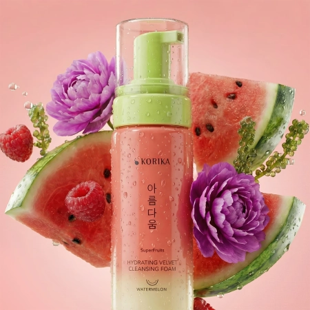 KORIKA - SuperFruits Hydrating Velvet Cleansing Foam - Hydratační pěna na čištění obličeje - 150 ml