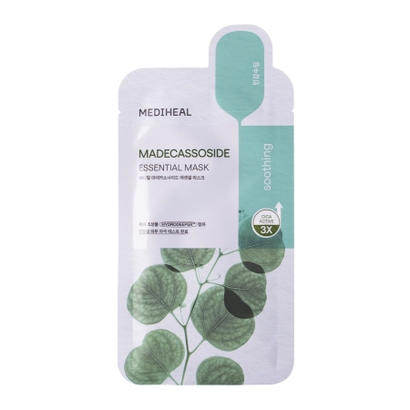 Mediheal - Madecassoside Essential Mask - Zklidňující pleťová maska v plátýnku -1ks/24ml