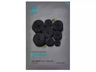 Holika Holika - Pure Essence Mask Sheet - Charcoal - Plátýnková maska s aktivním uhlím - 23 ml