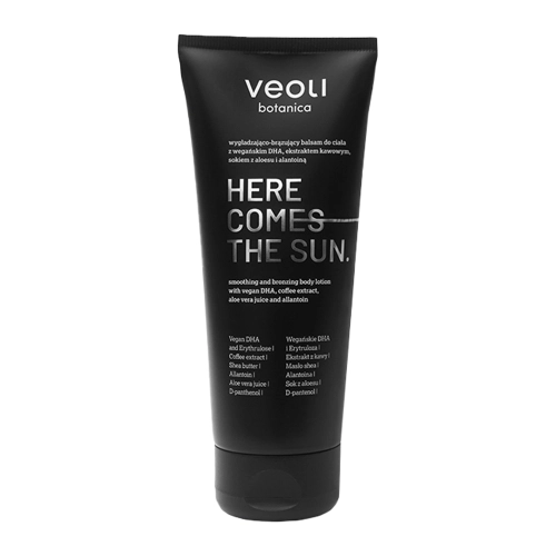 Veoli Botanica - Here Comes The Sun - Vyhlazující a bronzující tělové mléko - 200 ml