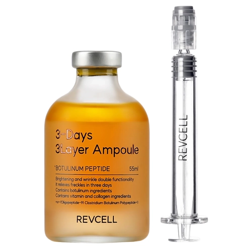 REVCELL - 3-Days 3 Layer Ampule - Zpevňující a hydratační ampulka na obličej - 55 ml