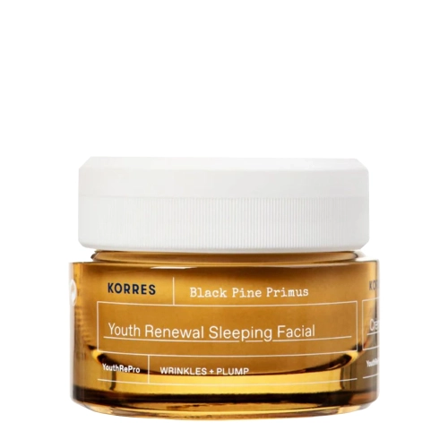 Korres - Black Pine Primus Sleeping Facial - Noční krém proti vráskám - 40 ml