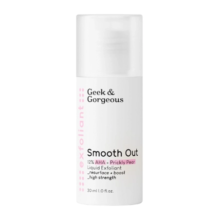 Geek & Gorgeous - Smooth Out - Silný peeling s 12% kyselinou glykolovou a mléčnou - 30 ml