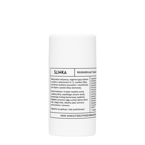 Ministerstwo Dobrego Mydła - Švestka - Výživný tělový balzám v tyčince - 75 g