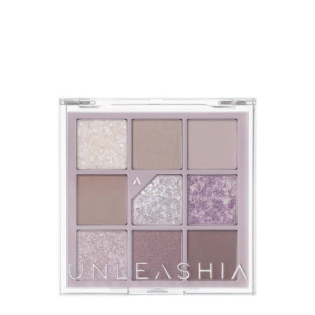 Unleashia - Glitterpedia Eye Palette - Veganská paletka očních stínů -  4 All of Lavender Fog - 6,6 g
