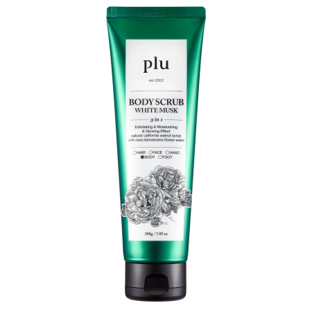 plu - Body Scrub - Peeling na tělo - White Musk - 200 g