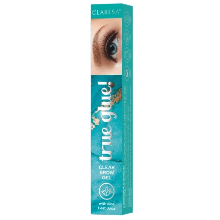 Claresa - True Glue! - 01 Transparent - Průhledný gel k fixaci obočí - 8 g