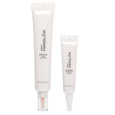 HanGlow - GlowUp Kit 01 - Oční krém 15 ml + Tónovací opalovací krém 50 ml