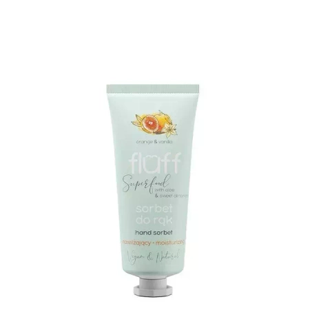 Fluff - Superfood - Hand Sorbet - Krém na ruce - Pomeranč a vanilka - 50 ml