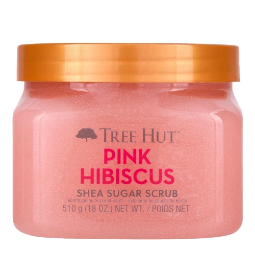 Tree Hut - Shea Sugar Scrub Pink Hibiscus - Cukrový tělový peeling s ibiškem - 510 g