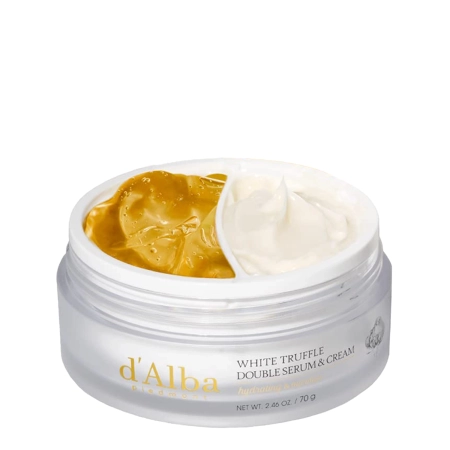 d'Alba - White Truffle Double Serum & Cream - Duo proti vráskám na obličej - 70 g
