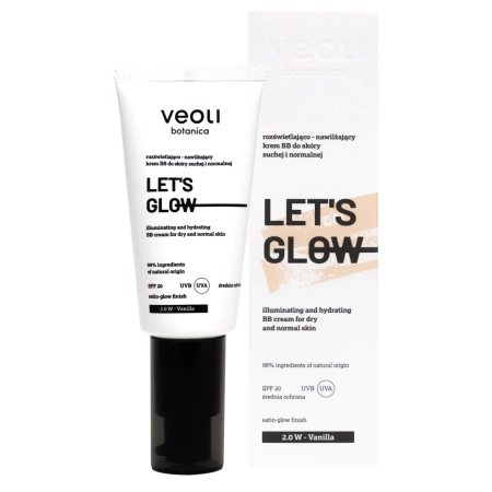 Veoli Botanica - Let's Glow - Rozjasňující - Hydratační lehký BB krém - 2.0W Vanilla - 30 ml