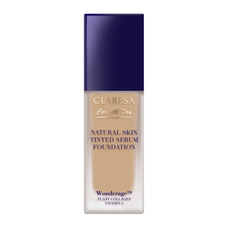 Claresa - Natural Skin Tinted Serum Foundation - Make-up- sérum s přirozeným finišem - 2WO Medium Olive - 32 ml