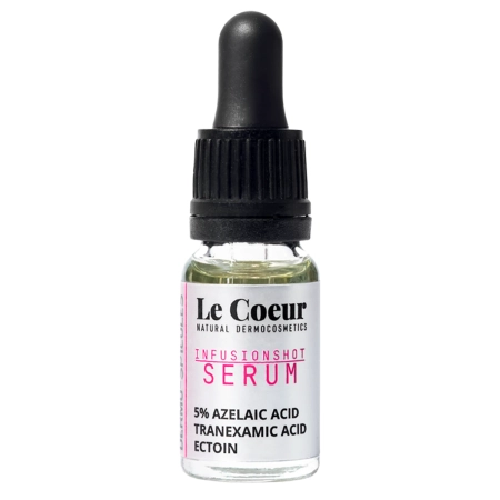 Le Coeur - Dermo-Spicules Infusionshot - Sérum s mikrojehličkami, 5% kyselinou azelaovou, kyselinou tranexamovou a ektoinem - 10 ml