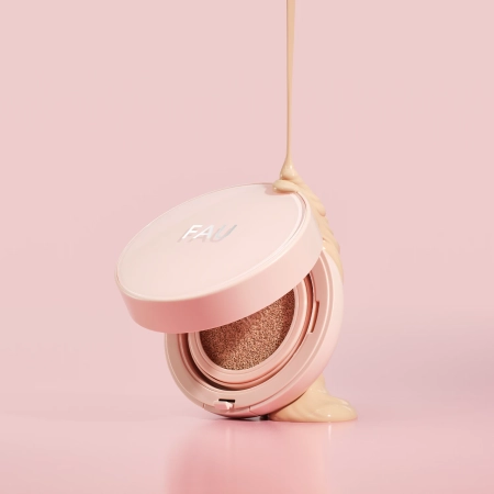 FAU - Skin Solution Cushion - Zklidňující make-up v polštářku - 15g+15g