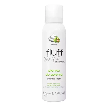 Fluff - Shaving Foam - Pěna na holení s avokádem a niacinamidem - 150 ml