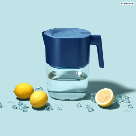 LARQ - Pitcher PureVis - Inteligentní, samočisticí filtrační džbán - Monaco Blue - Objem: 1,9 l