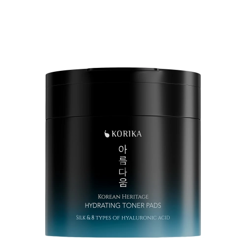 KORIKA - Korean Heritage Silk & 8 Types of Hyaluronic Acid Super Hydrating Toner Pads - Hydratační tonizační tamponky na obličej - 70 ks
