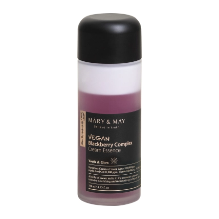Mary&May - Vegan Blackberry Complex Cream Essence - Multifunkční krémová esence - 140 ml