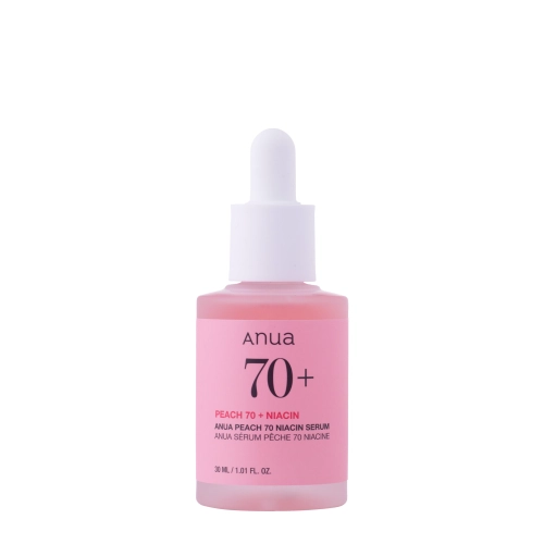 Anua - Peach 70% Niacinamide Serum - Rozjasňující sérum se 70% broskvovou vodou - 30 ml