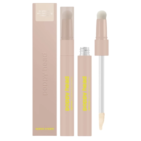Poppy Head - Eyece Cream Brightening And Correcting Concealer - Rozjasňující a korekční korektor pod oči - 02 Beige Freeze - 2,2 g