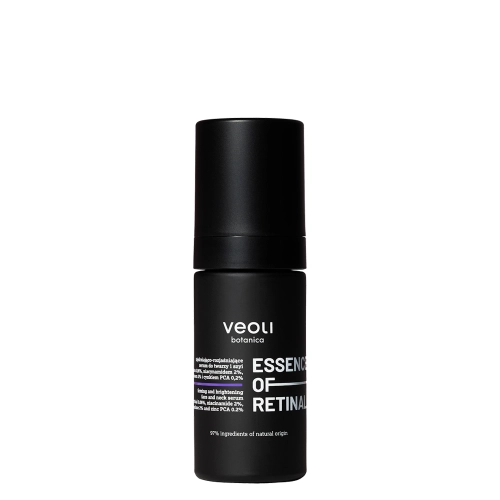Veoli Botanica - Essence of Retinal - Zpevňující a rozjasňující sérum na obličej a krk s Retinalem 0,06 % - 30 ml