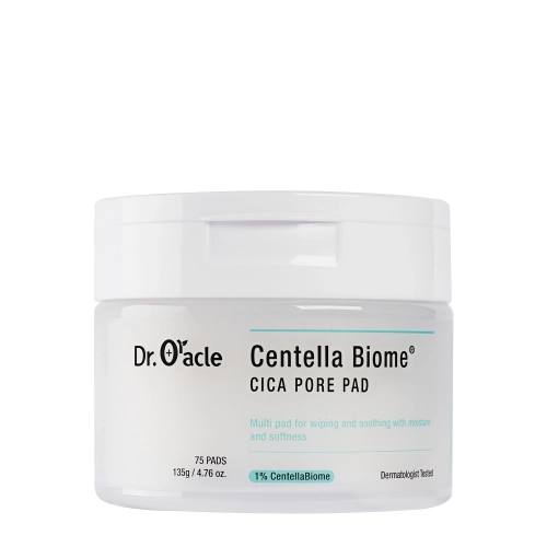 Dr.Oracle - Centella Biome Cica Pore Pad - Zklidňující polštářek na obličej - 135 g