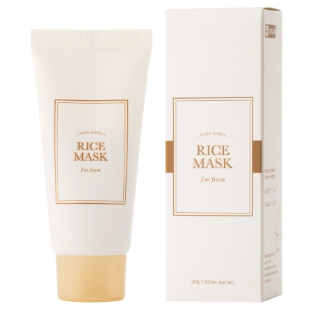 I'm From - Rice Mask Mini - Hydratační maska na obličej s extraktem z rýže - 30 g