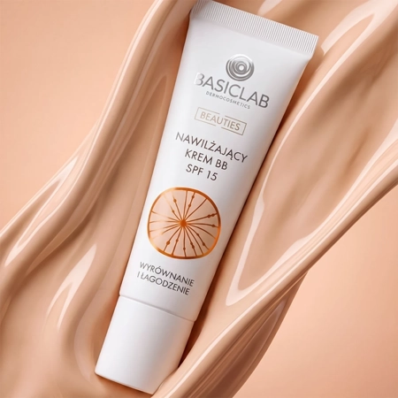 BasicLab - Hydratační BB krém SPF 15, Beige, 14% hydratačního komplexu - 33 ml
