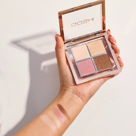 GOSH - Glow Palette - Paleta rozjasňovačů - 001 Fourfilled - 11,6 g